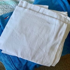 White Calvin Klein Curtain Set (2 panels)